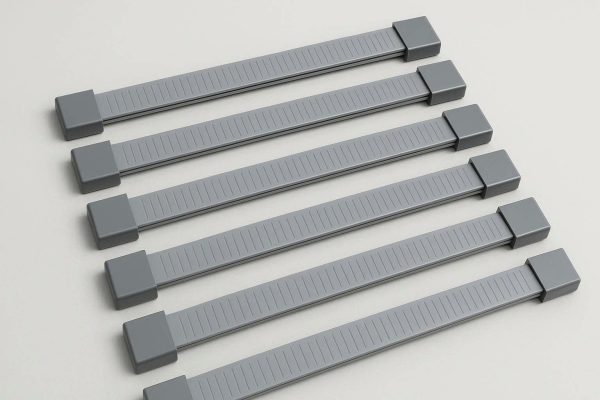 Long Reach Expandable Drawer Dividers for Wide Kitchen Drawers and Pantry Storage Set of 8 Robust Organization Tools Grey